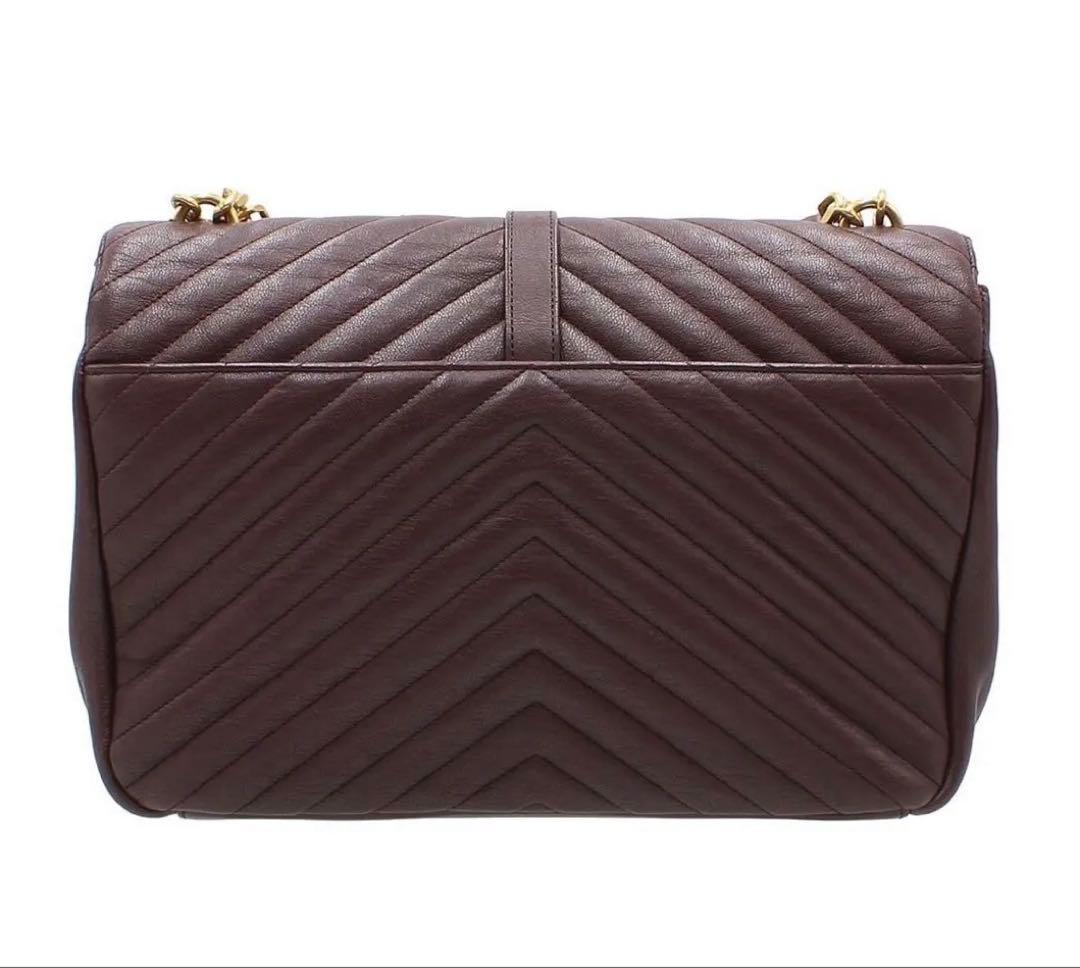 Saint Laurent YSL Quilted Leather Carre — view 2