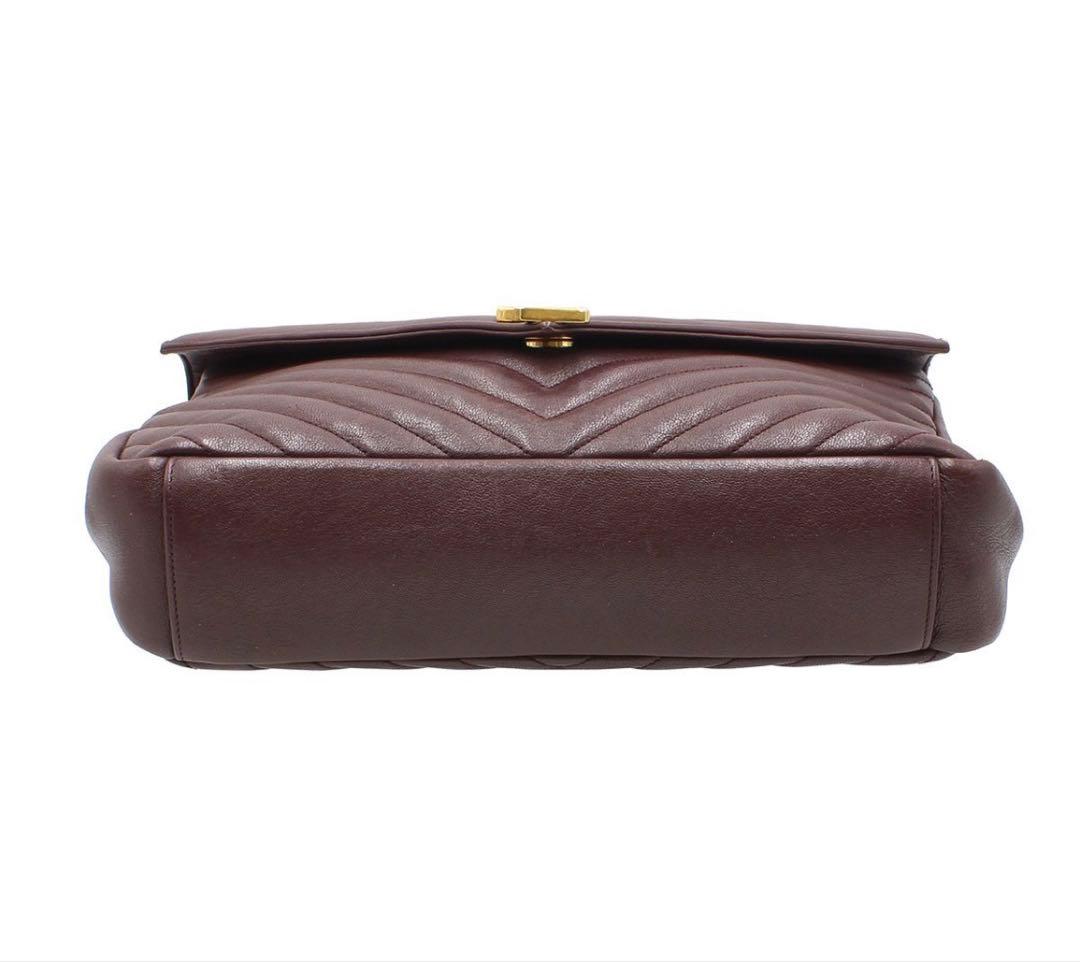 Saint Laurent YSL Quilted Leather Carre — view 4