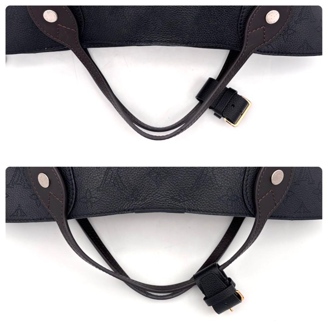 Louis Vuitton Mahina Hina PM Shoulder Bag Black — view 5