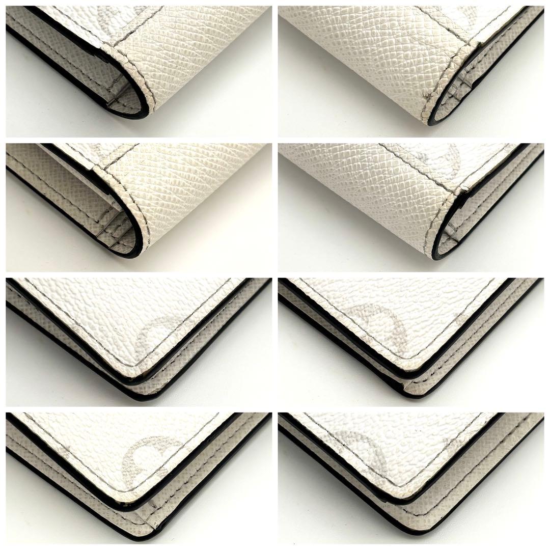 Louis Vuitton Wallet Portefeuille Brazza NM Taigarama White — view 8