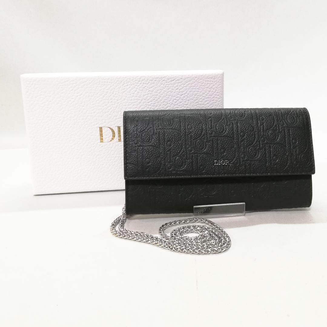 Dior Wallet Chain Black