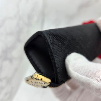 Gucci Pencil Case Diamante Black Leather — view 7