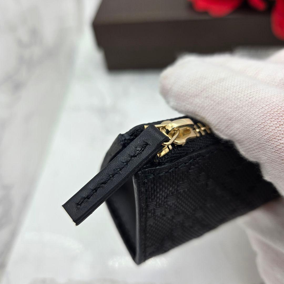 Gucci Pencil Case Diamante Black Leather — view 9