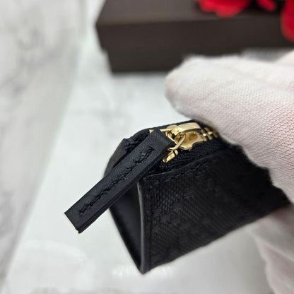 Gucci Pencil Case Diamante Black Leather — view 9