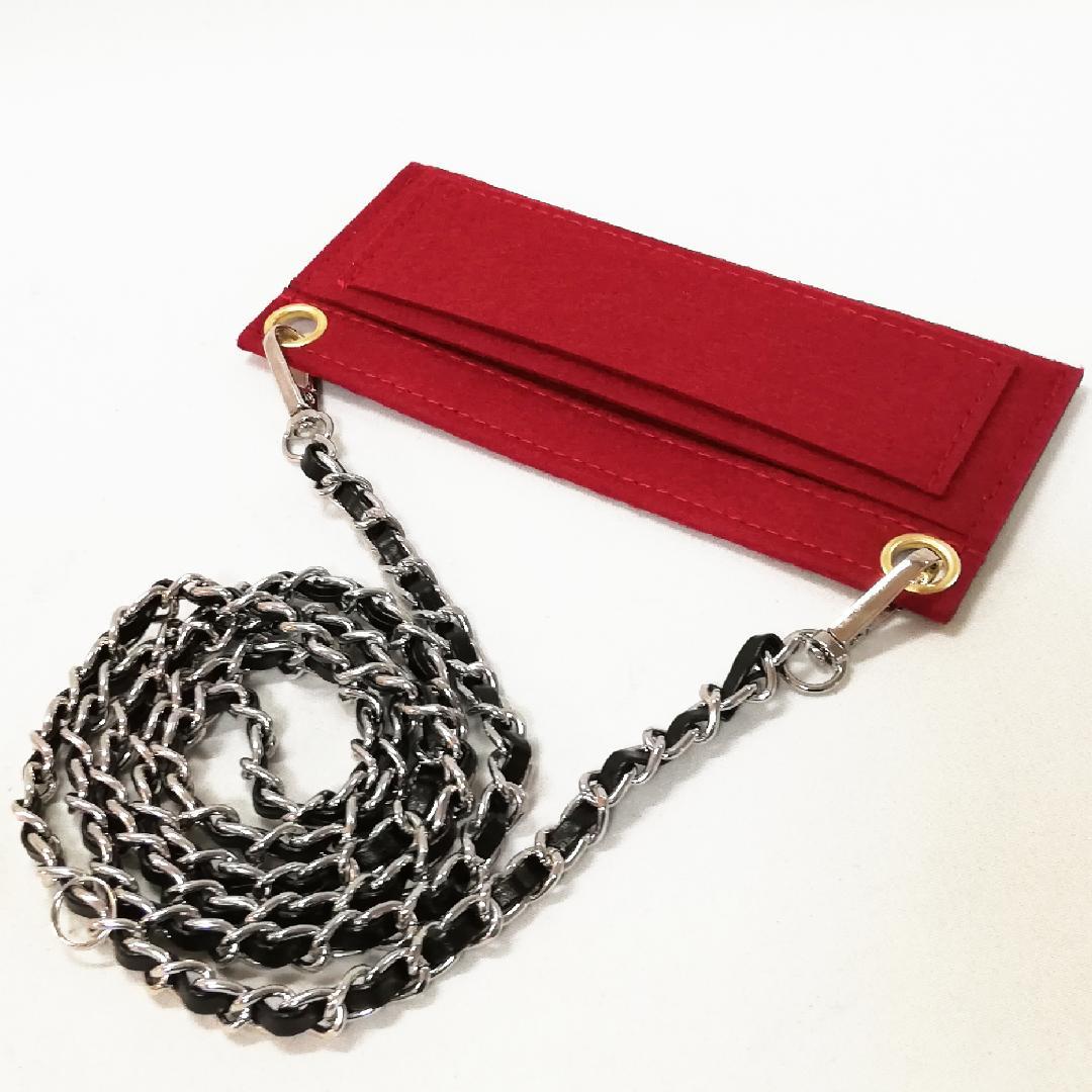 Chanel Lambskin Quilted Wallet Black Silver — view 6