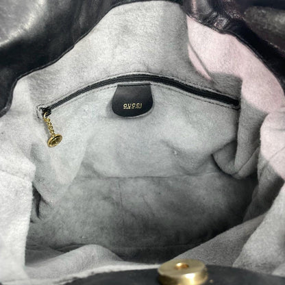 Gucci Shoulder Bag 2-Way Bamboo Black Leather — view 5