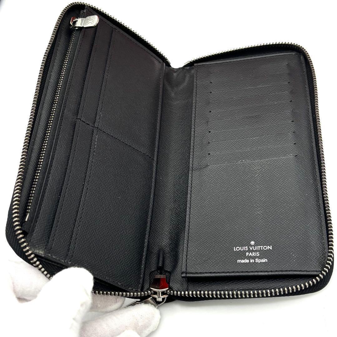 Louis Vuitton Wallet Black Monogram Eclipse Zippy — view 3