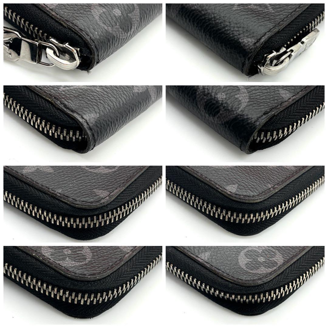 Louis Vuitton Wallet Black Monogram Eclipse Zippy — view 7