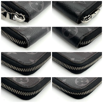 Louis Vuitton Wallet Black Monogram Eclipse Zippy — view 7