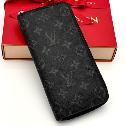 Louis Vuitton Wallet Black Monogram Eclipse Zippy — view 9