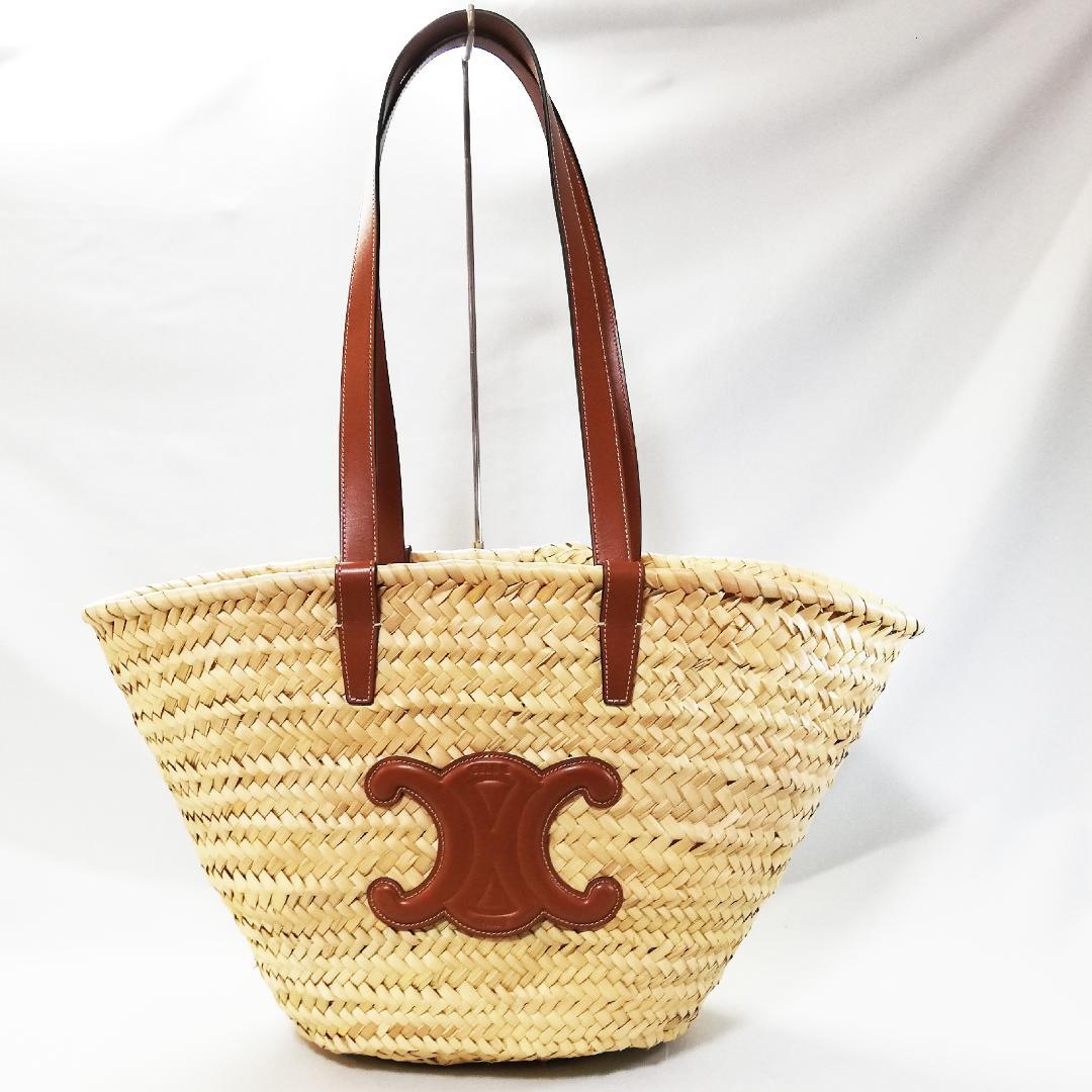 Celine Trio Raffia Tote