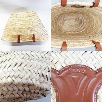 Celine Trio Raffia Tote — view 4