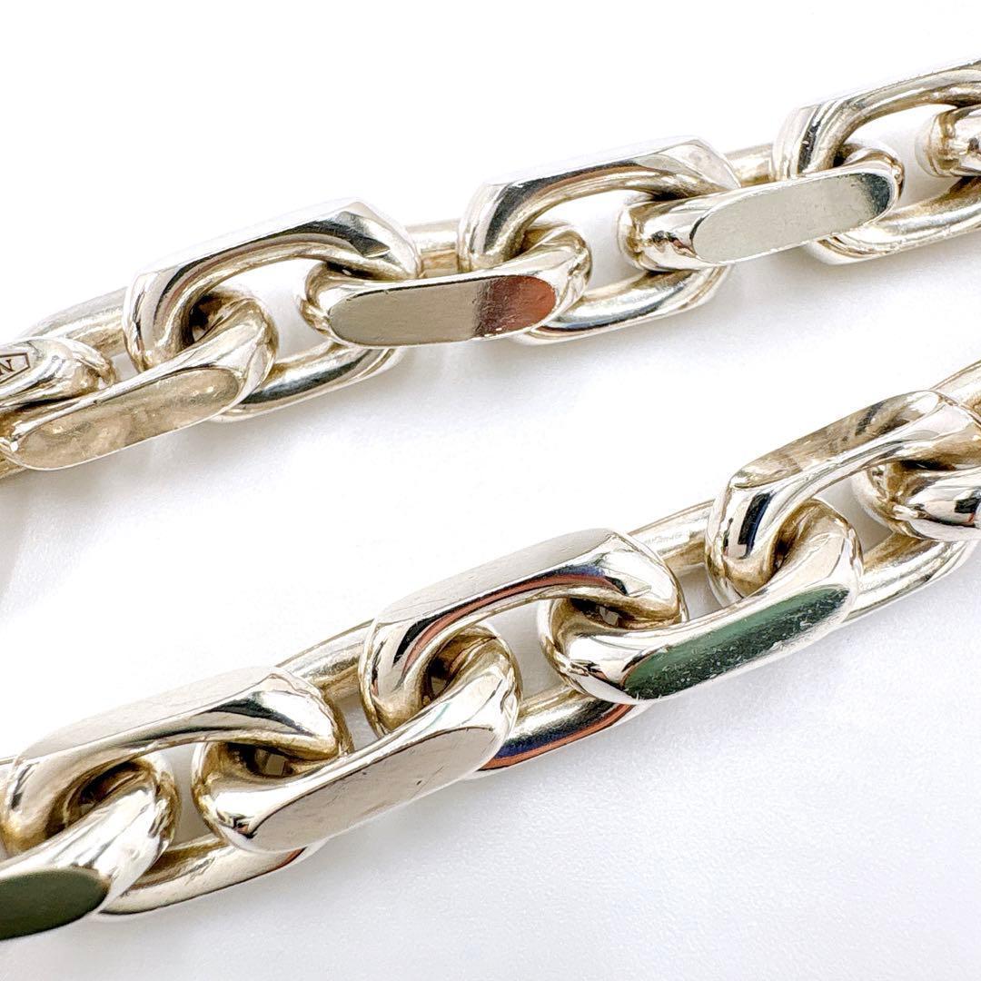 Tiffany & Co Makers Wide Chain Combi Silver 18K