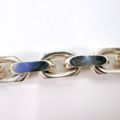 Tiffany & Co Makers Wide Chain Combi Silver 18K