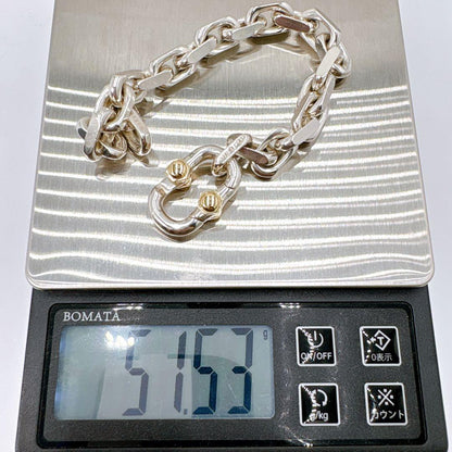 Tiffany & Co Makers Wide Chain Combi Silver 18K