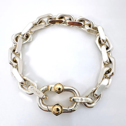 Tiffany & Co Makers Wide Chain Combi Silver 18K