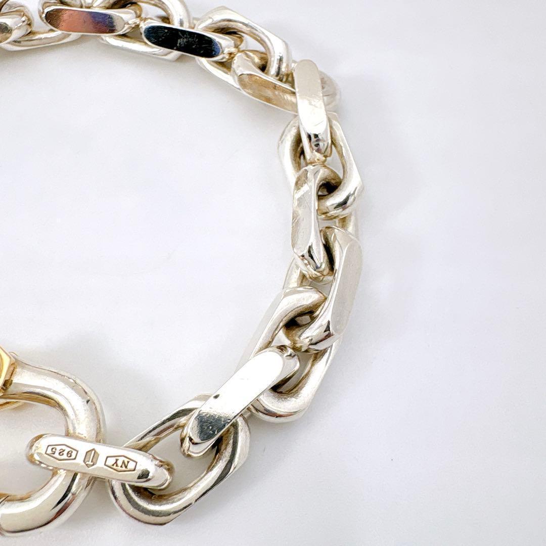 Tiffany & Co Makers Wide Chain Combi Silver 18K