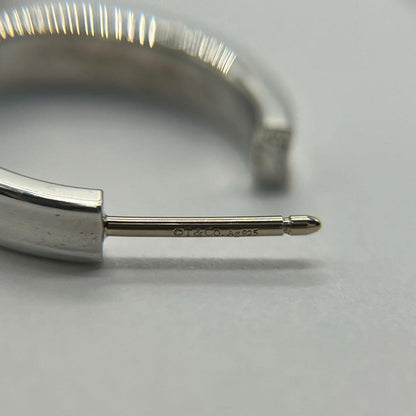 Tiffany & Co Tiffany 1837 Narrow Hoop Earrings Small Ag925