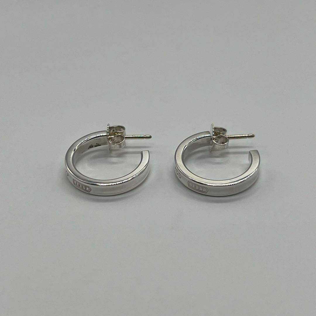 Tiffany & Co Tiffany 1837 Narrow Hoop Earrings Small Ag925