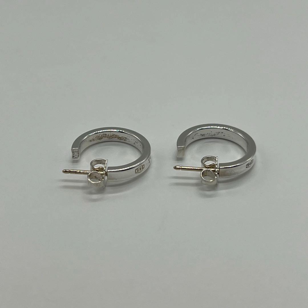 Tiffany & Co Tiffany 1837 Narrow Hoop Earrings Small Ag925
