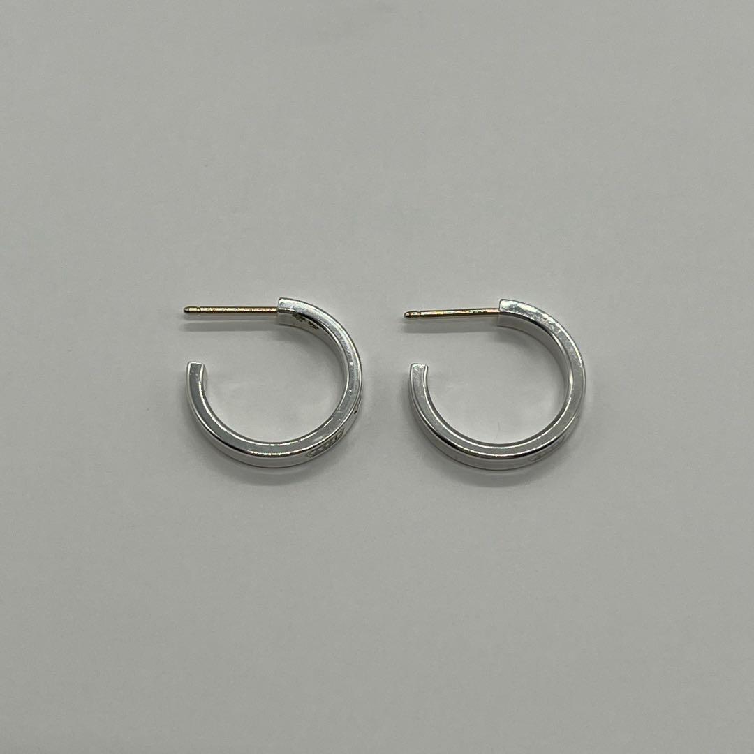 Tiffany & Co Tiffany 1837 Narrow Hoop Earrings Small Ag925