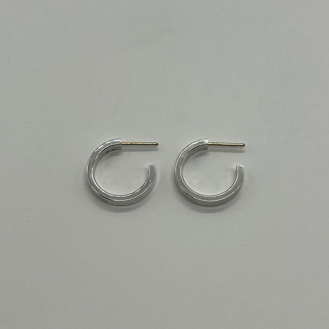 Tiffany & Co Tiffany 1837 Narrow Hoop Earrings Small Ag925