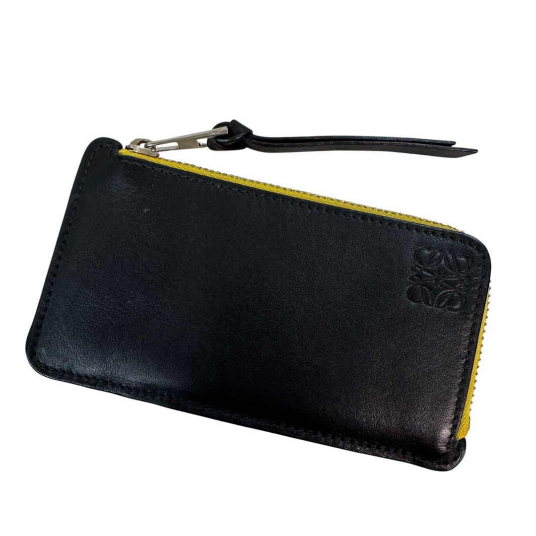 Loewe Anagram Multicolor Coin Case Card Purse