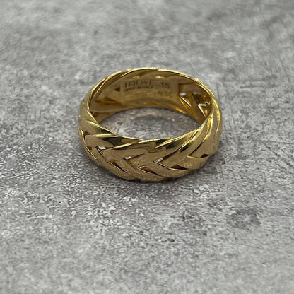 Loewe Braided Ring Gold