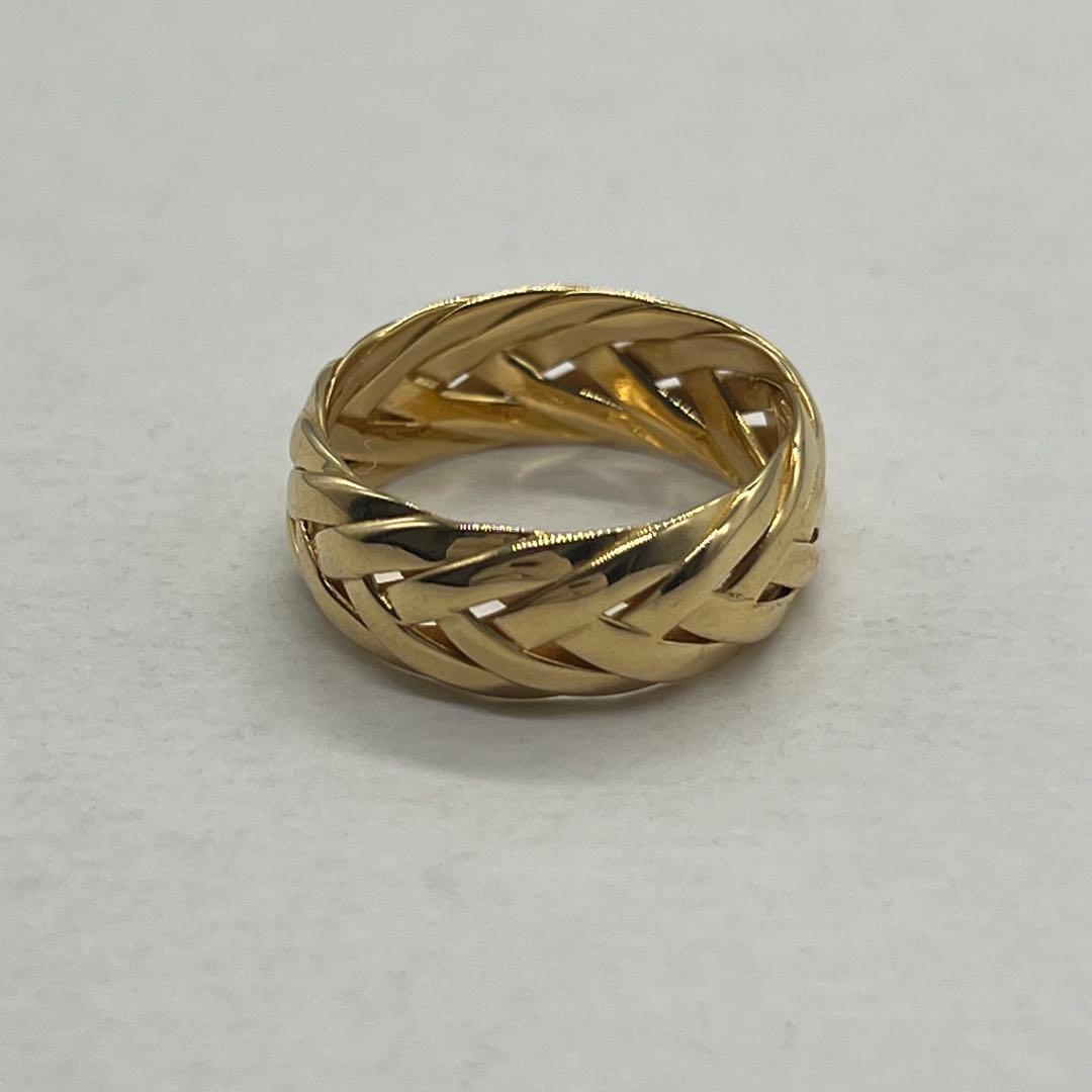 Loewe Braided Ring Gold — view 3