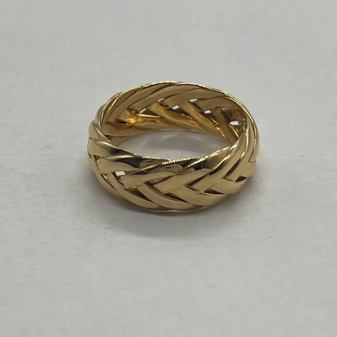 Loewe Braided Ring Gold — view 5