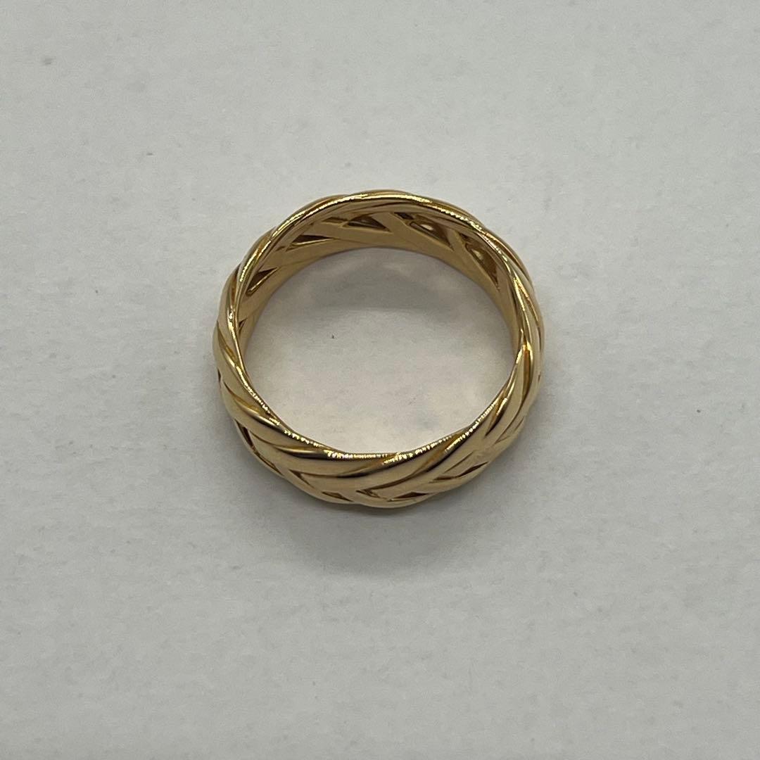 Loewe Braided Ring Gold — view 6