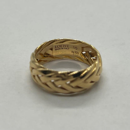 Loewe Braided Ring Gold — view 8