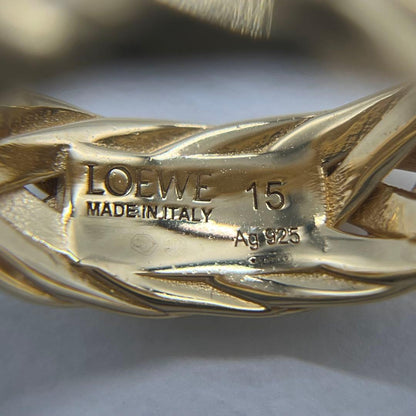 Loewe Braided Ring Gold — view 9
