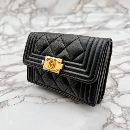 Chanel Quilted Trifold Wallet