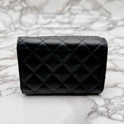 Chanel Quilted Trifold Wallet
