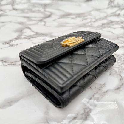 Chanel Quilted Trifold Wallet