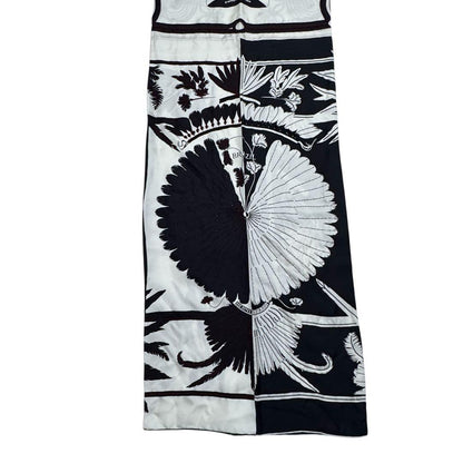 Hermes Brazil & Brandebre Bead Shawl Scarf — view 5