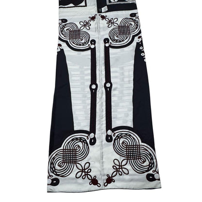 Hermes Brazil & Brandebre Bead Shawl Scarf — view 7