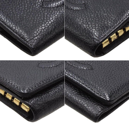 Chanel Coco Mark Caviar Skin 6-ring Key Case