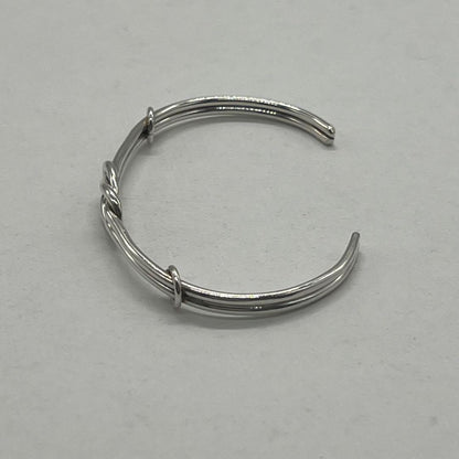 Tiffany & Co Center Knot Cuff Bangle Silver Bracelet — view 2
