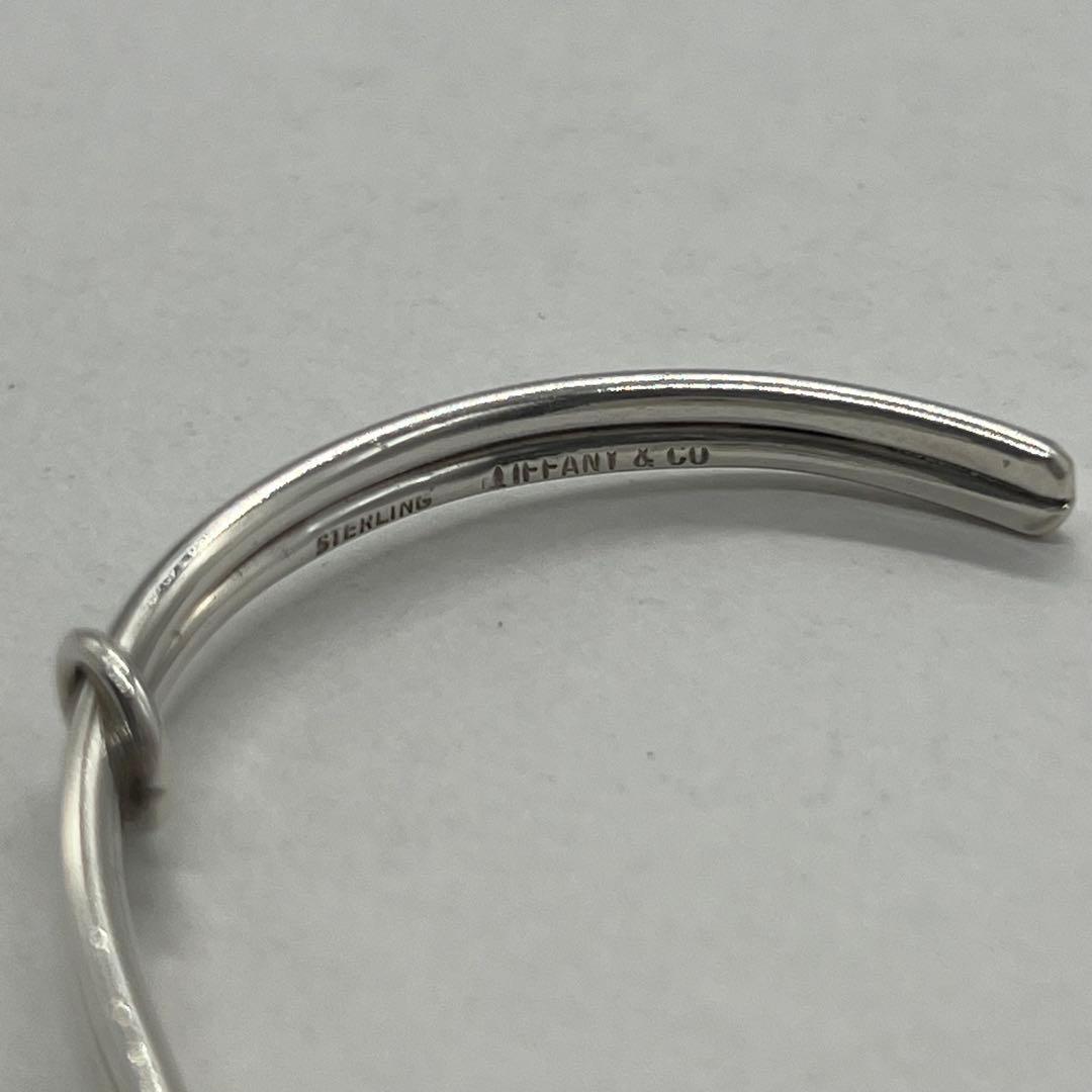 Tiffany & Co Center Knot Cuff Bangle Silver Bracelet — view 7
