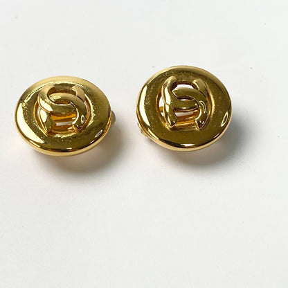 Chanel Cocomark Earring Gold