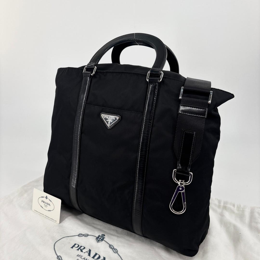 Prada Super Shoulder Bag Black — view 2