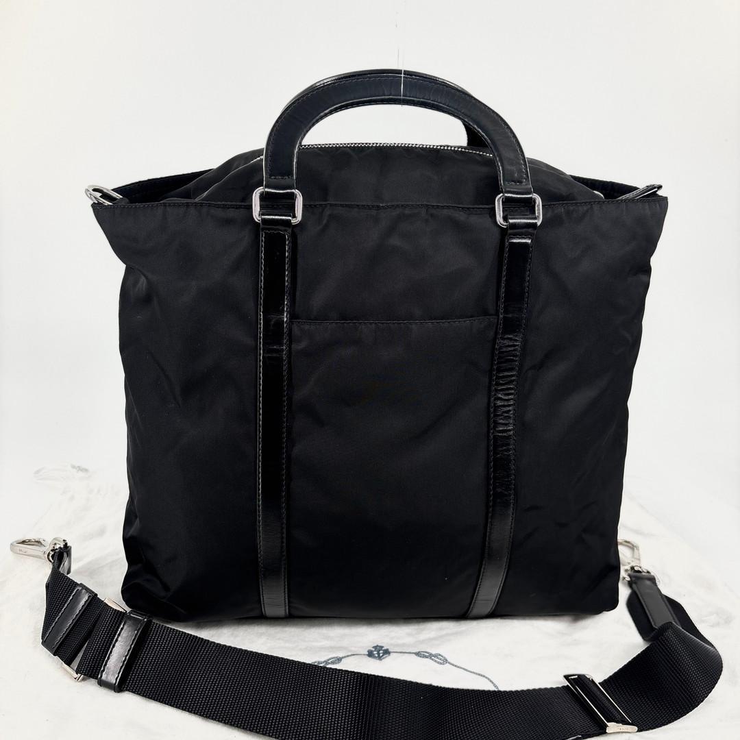 Prada Super Shoulder Bag Black — view 4