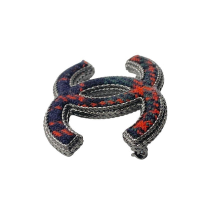 Chanel CC Logo Tweet Brooch