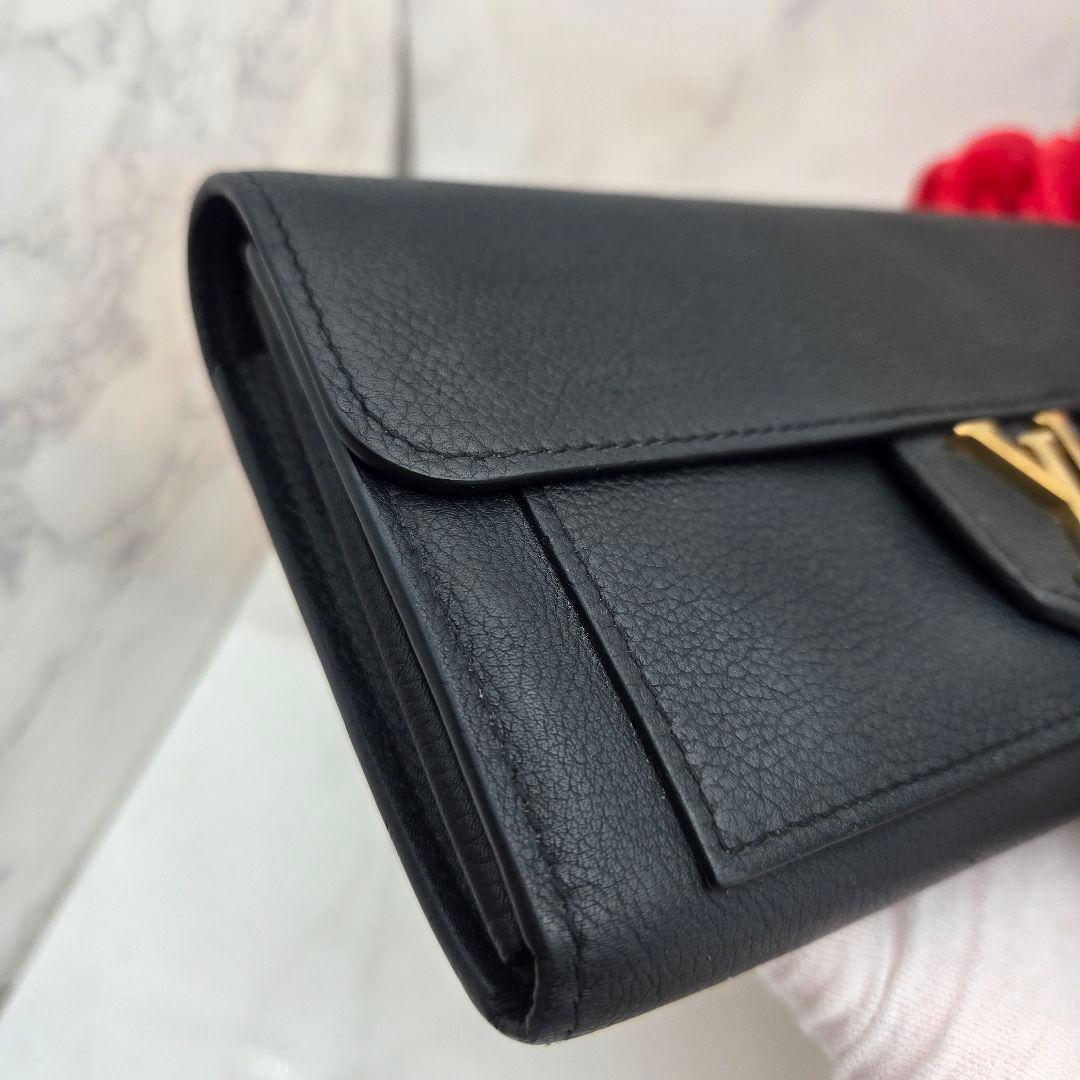 Louis Vuitton Portefeuille Lockme Wallet Black — view 5