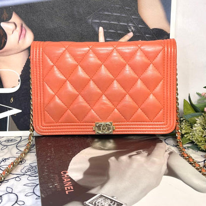 Chanel Boy Quilted Chain — view 2