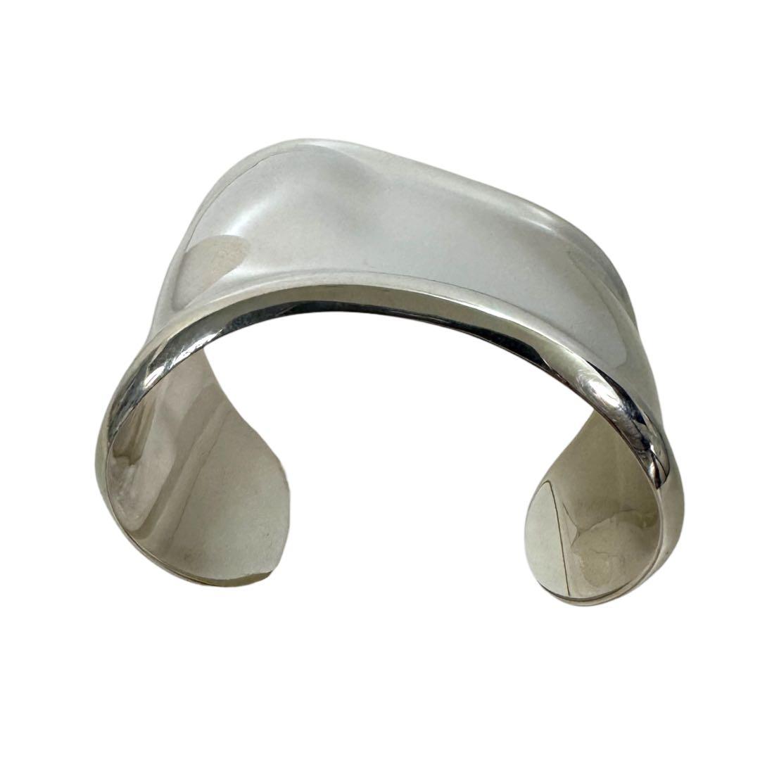 Tiffany & Co Bone Cuff Bangle Elsa Peretti 925 Left Bracelet