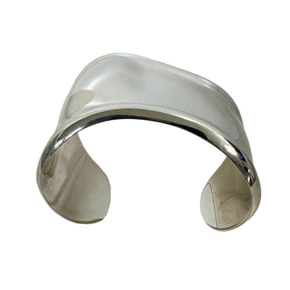 Tiffany & Co Bone Cuff Bangle Elsa Peretti 925 Left Bracelet