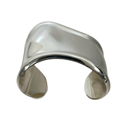 Tiffany & Co Bone Cuff Bangle Elsa Peretti 925 Left Bracelet — view 2